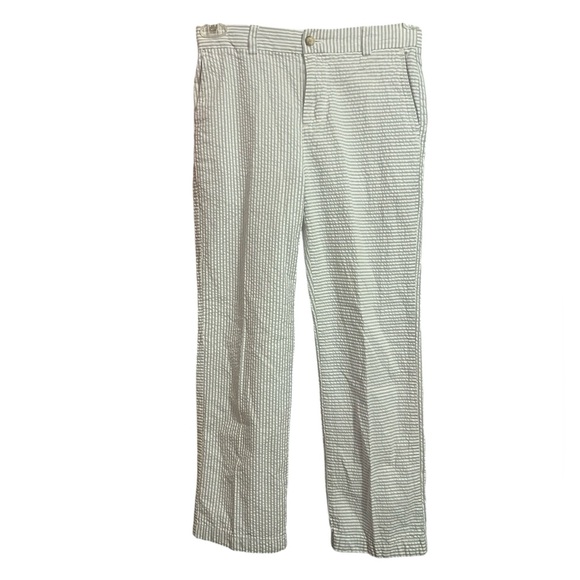Vineyard Vines Blue & White Seersucker Pants - Picture 1 of 4